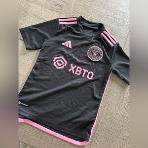 Adidas Kids Miami Black and Pink Soccer Jersey